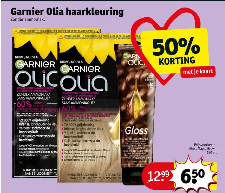 Aanbieding: Garnier Olia haarkleuring