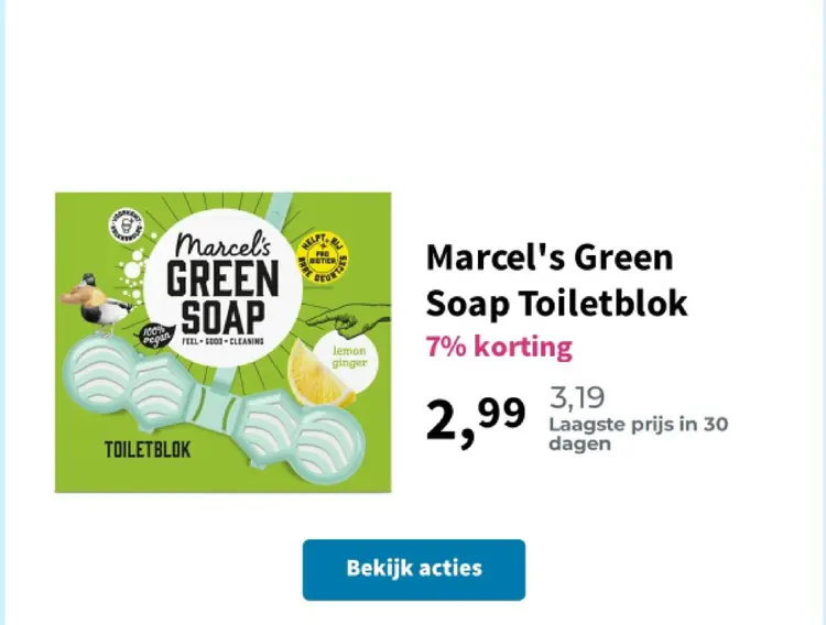 Aanbieding: Marcel's Green Soap Toiletblok