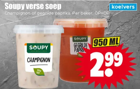 Aanbieding: Verse soep