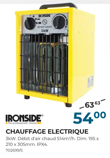 Offre: Chauffage electrique