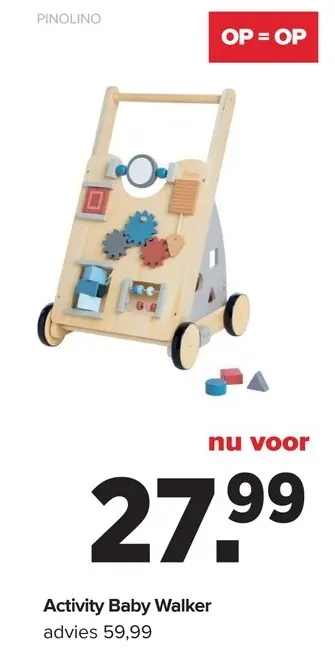 Promotie: Activity Baby Walker