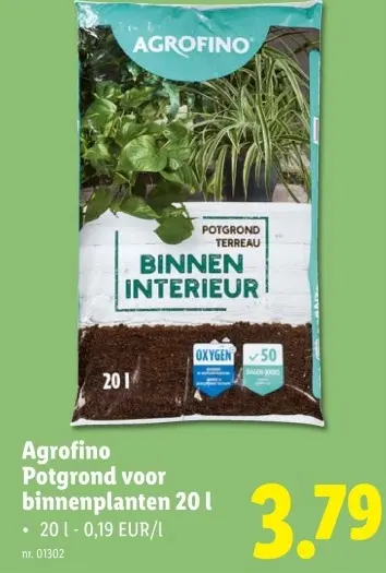 Promotie: Potgrond voor binnenplanten