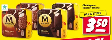 Aanbieding: Magnum classic of almond