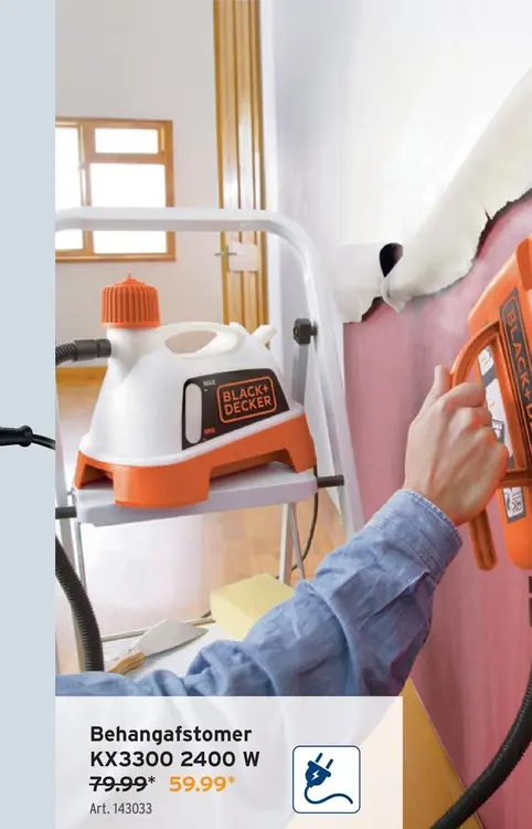 Promotie: Behangafstomer KX3300 2400 W