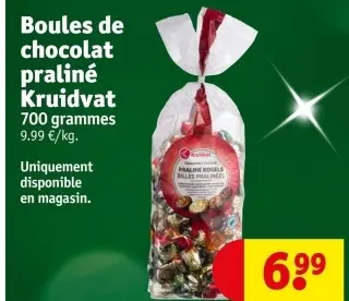Offre: Boules de chocolat praliné