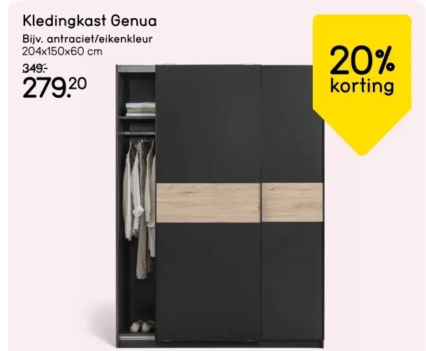 Aanbieding: Kledingkast Genua