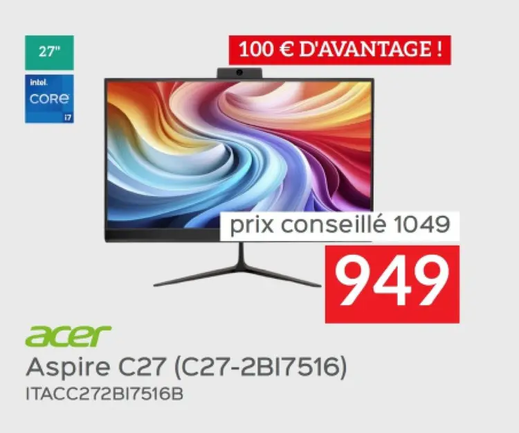 Offre: Aspire C27