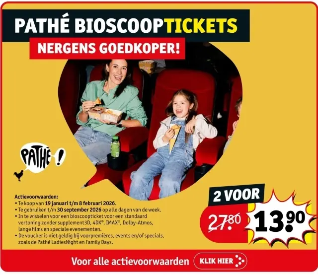 Promotie: Bioscooptickets