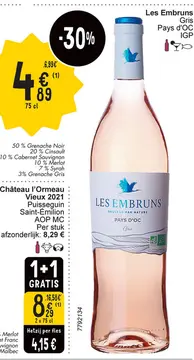 Aanbieding: Les Embruns Gris Pays d'OC IGP