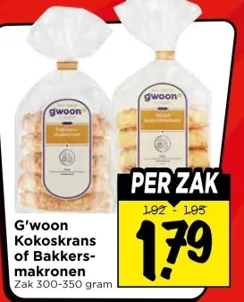 Aanbieding: Kokoskrans of Bakkers-makronen