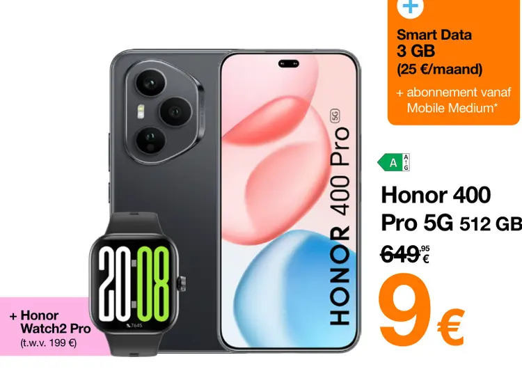 Promotie: Honor 400 Pro 5G 512 GB