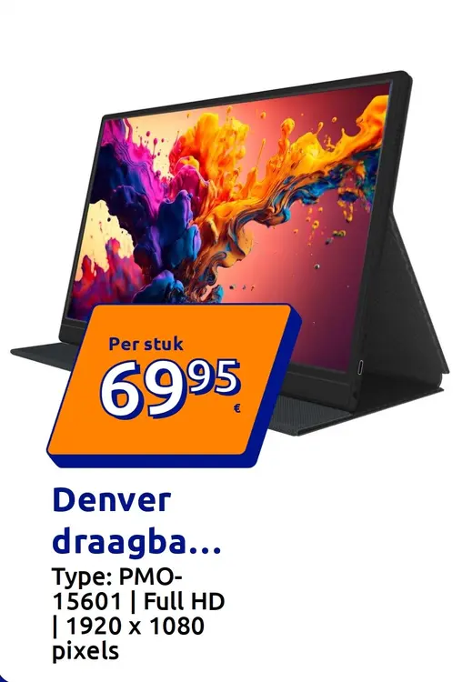 Aanbieding: Denver draagbaar beeldscherm