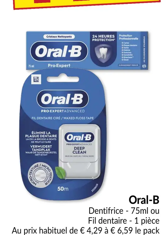 Offre: Dentifrice ou Fil dentaire
