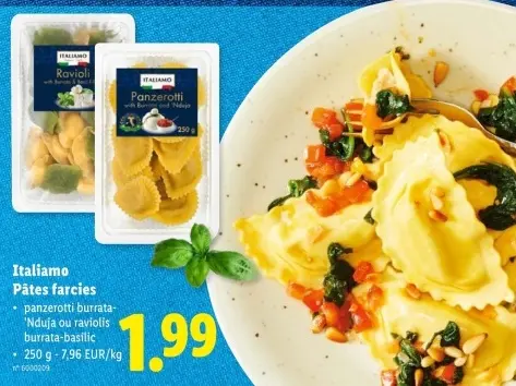 Offre: Italiamo Pâtes farcies