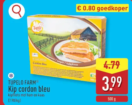 Promotie: Kip cordon bleu