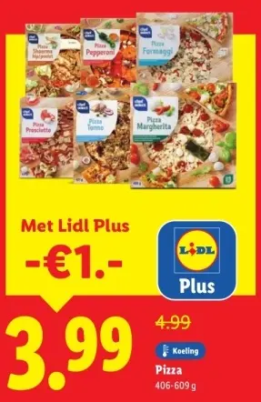 Aanbieding: Pizza