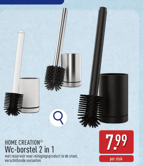 Promotie: Wc-borstel 2 in 1
