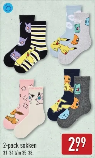 Aanbieding: Pokemon sokken