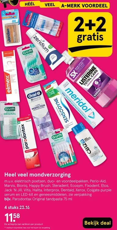 Aanbieding: Heel veel mondverzorging