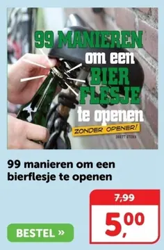 Aanbieding: 99 manieren om een bierflesje te openen