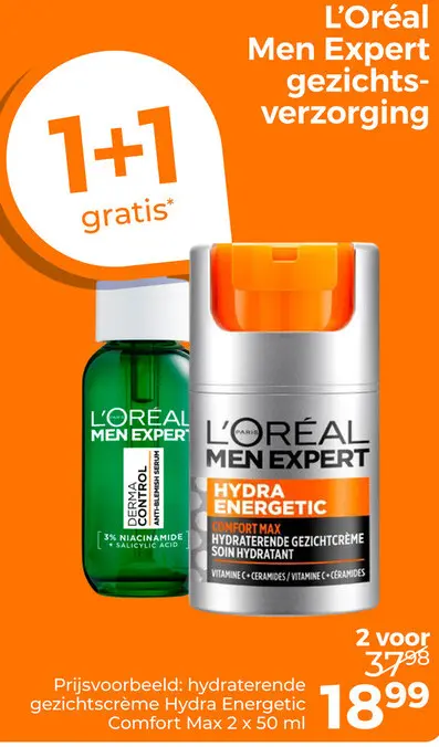 Aanbieding: L'Oréal Men Expert gezichtsverzorging