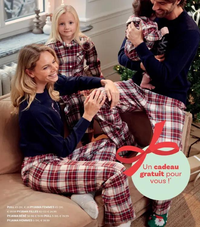 Offre: Pull, pyjama femmes, pyjama filles, pyjama bé