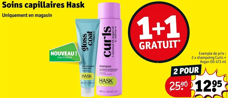 Offre: Soins capillaires Hask