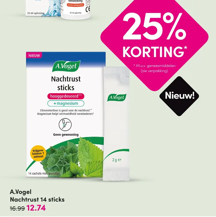 Aanbieding: Nachtrust 14 sticks