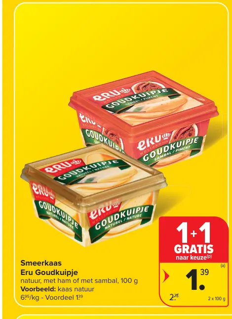 Promotie: Smeerkaas Goudkuipje