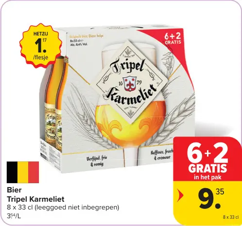 Promotie: Tripel Karmeliet