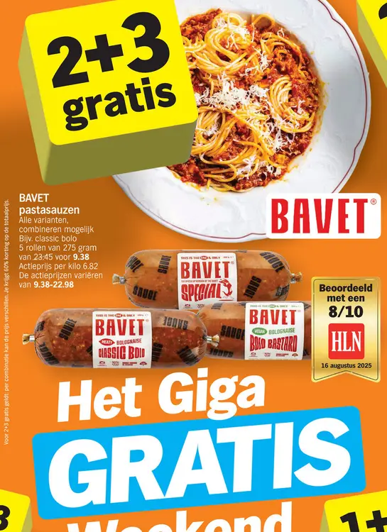 Promotie: pastasauzen