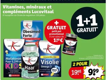 Offre: Vitamines, minéraux et compléments