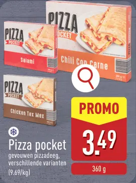 Aanbieding: Pizza pocket