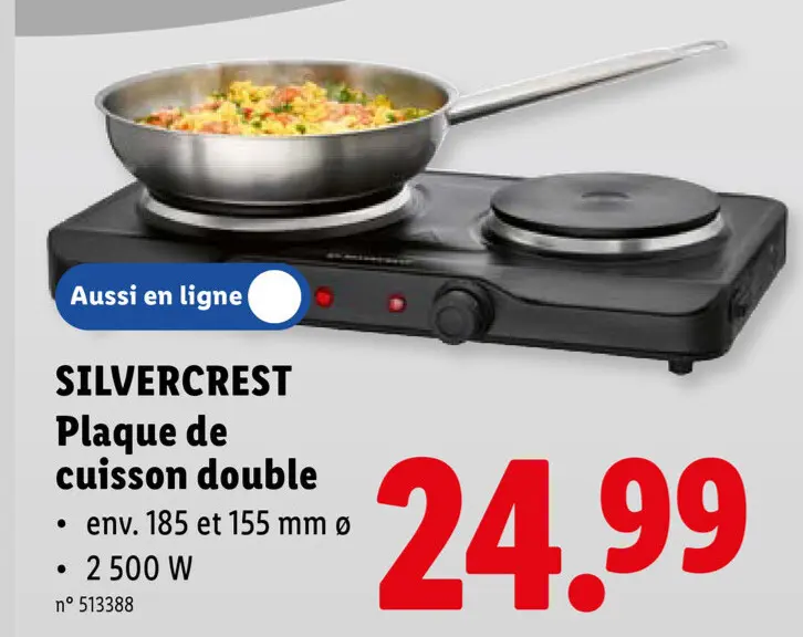 Offre: Plaque de cuisson double