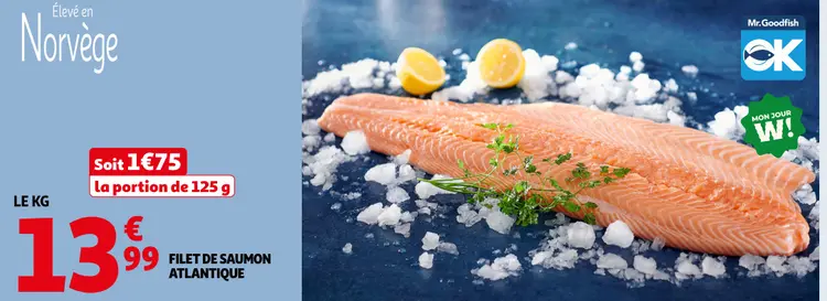 Offre: Filet de saumon atlantique