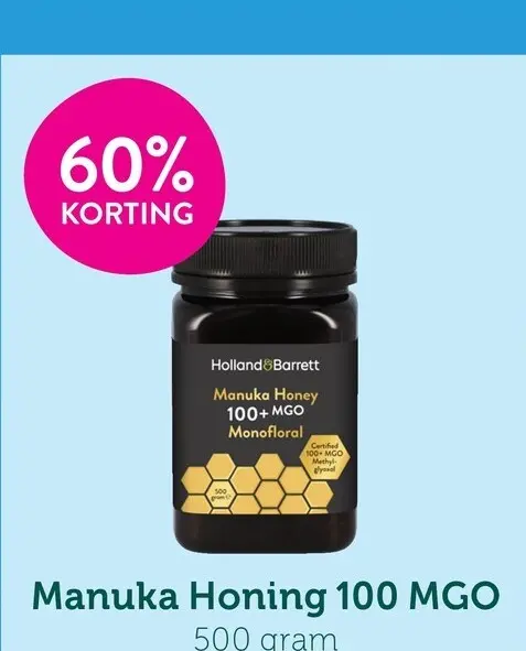 Promotie: Holland & Barrett Manuka Honing 100 MGO