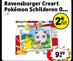 Aanbieding: Ravensburger Creart Pokémon Schilderen