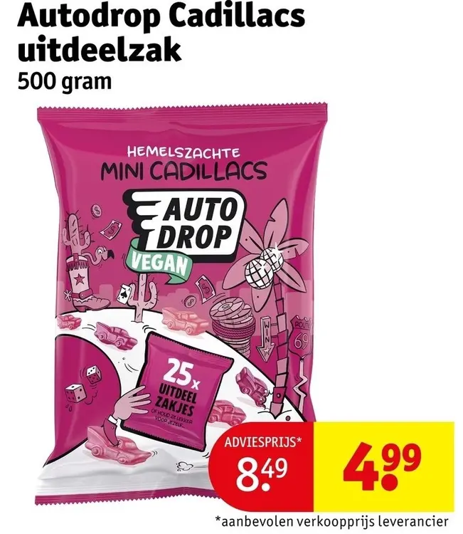 Aanbieding: Cadillacs uitdeelzak