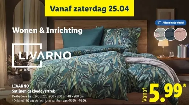 Aanbieding: Satijnen dekbedovertrek