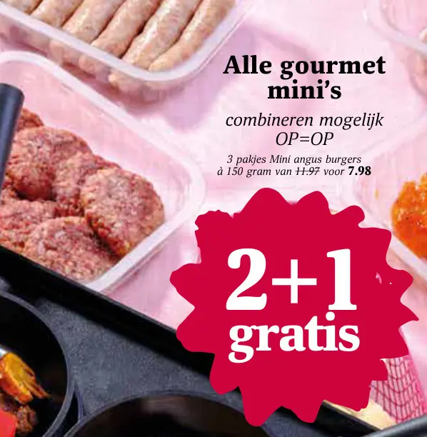 Aanbieding: Mini angus burgers