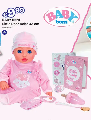 Offre: Baby Born Little Deer Robe