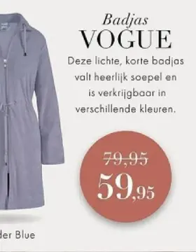 Aanbieding: Badjas VOGUE