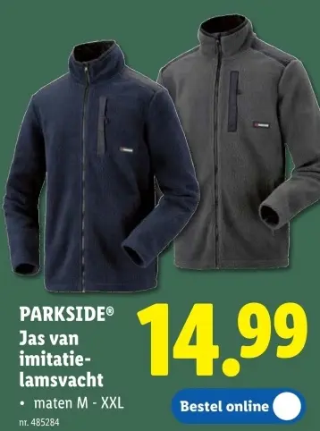 Promotie: Jas van imitatie-lamsvacht