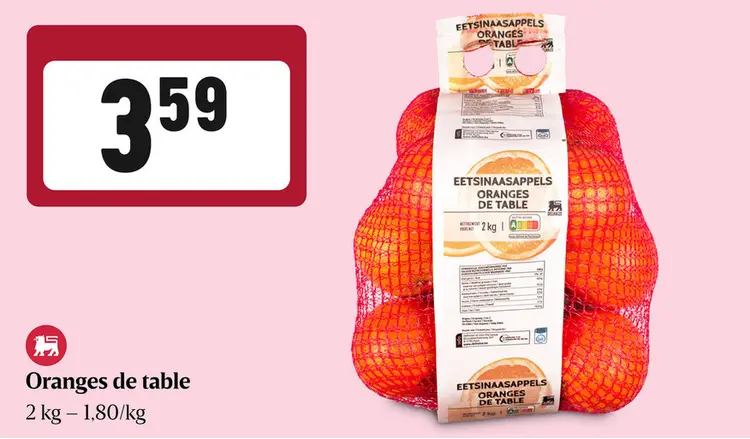 Offre: Oranges | de table