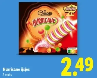 Aanbieding: Hurricane ijsjes