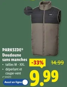 Offre: Doudoune sans manches