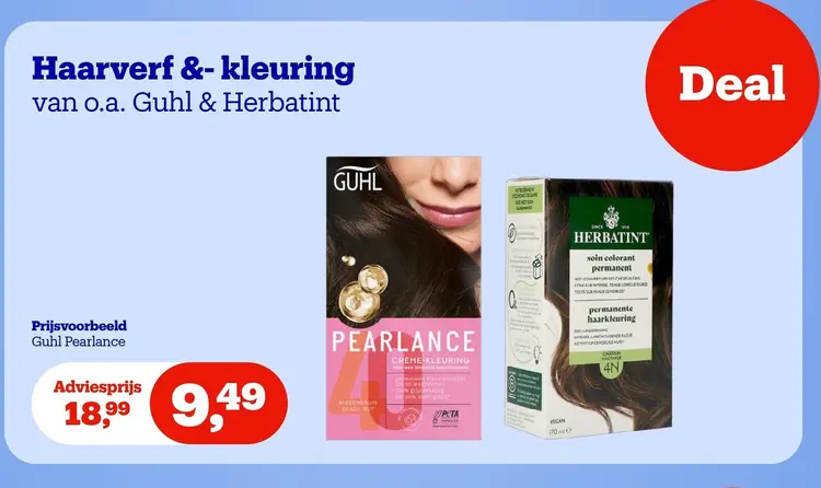 Aanbieding: Haarverf &- kleuring