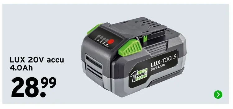 Aanbieding: 20V accu