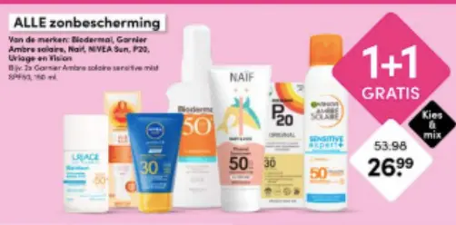 Aanbieding: zonbescherming
