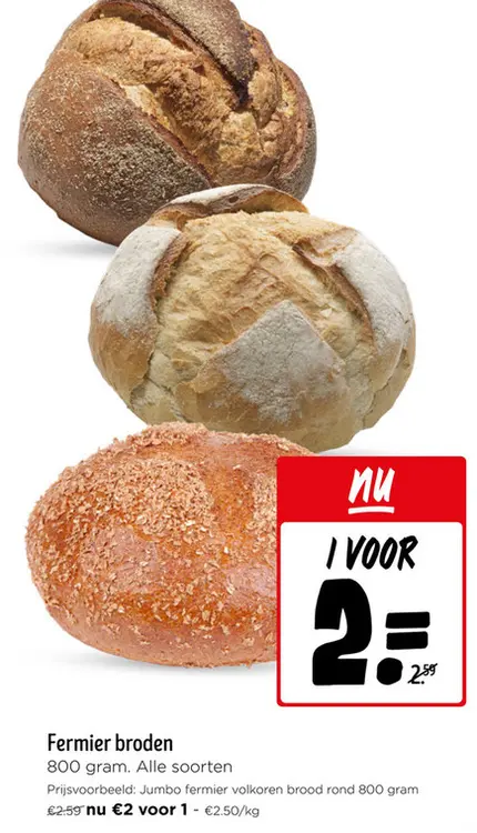Promotie: Fermier broden
